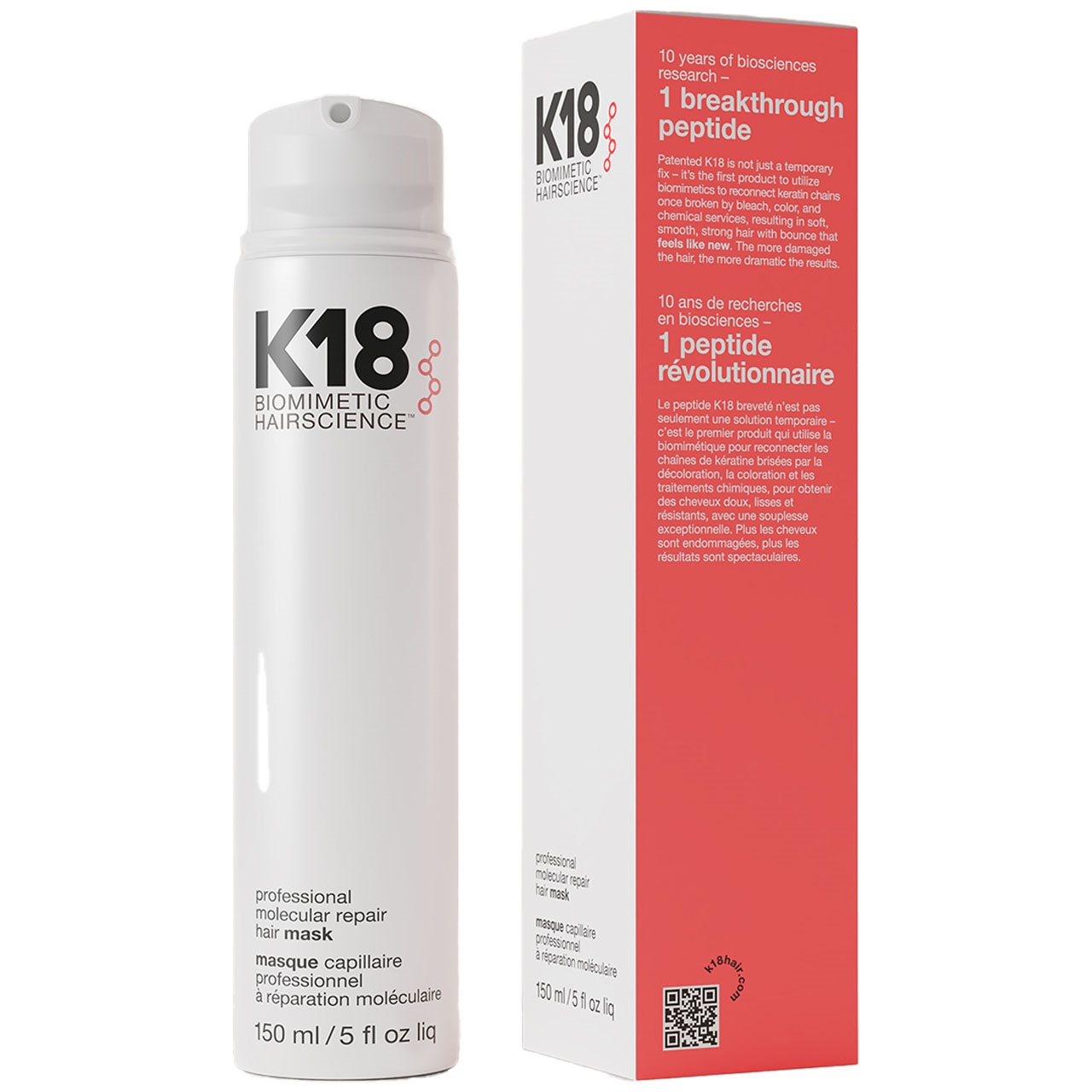 K-18 MOLECULAR REPAIR HAIR Mask Professional Size Authentic hotsell w/ Proof of purchase