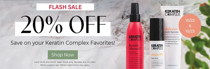 Keratin Complex Flash Sale 10/22-10/23