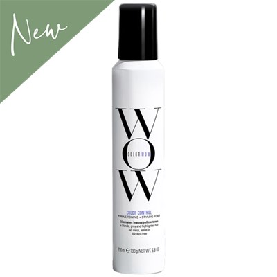 Color WOW Color Control Purple Toning and Styling Foam 6.8 Fl. Oz.