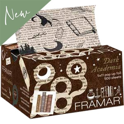 Framar Dark Academia Pop Up Foil 5 inch x 11 inch 500 ct.