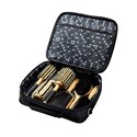 Sam Villa Signature Series Deluxe 6 Piece Brush Set with Case 7 pc.